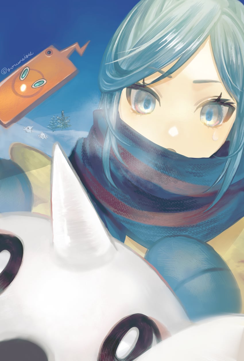 rotom, rotom phone, grusha, and cetoddle (pokemon and 1 more) drawn by yoruneiges