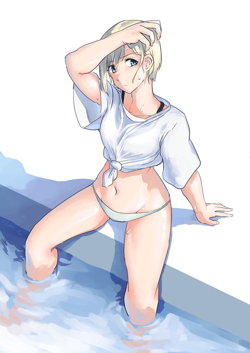 erica hartmann (world witches series and 1 more) drawn by pondo_(peng-model)