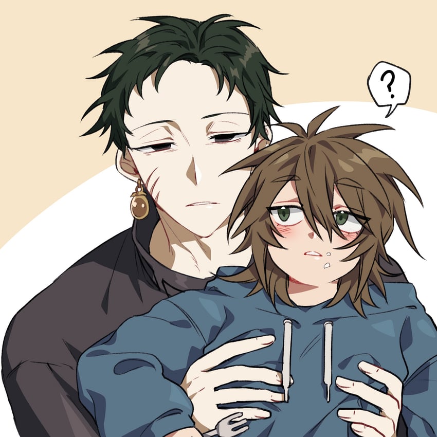 isoi reiji and dreyfus zweig (saibou shinkyoku) drawn by mometsu_033