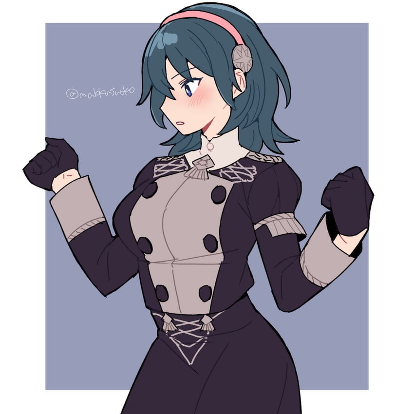 female byleth (fire emblem and 1 more) drawn by do_m_kaeru