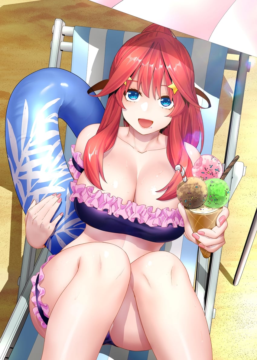 nakano itsuki (go-toubun no hanayome) drawn by kosmos_beta