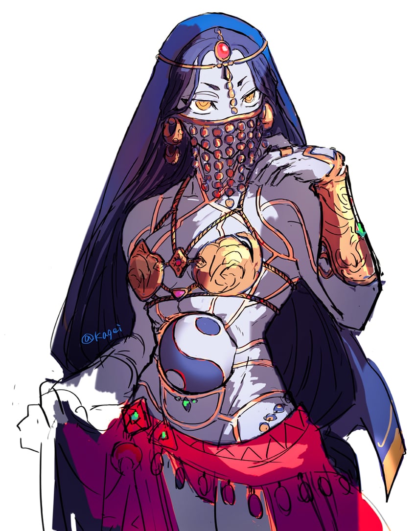 female seth and seth (street fighter and 1 more) drawn by trfd_3