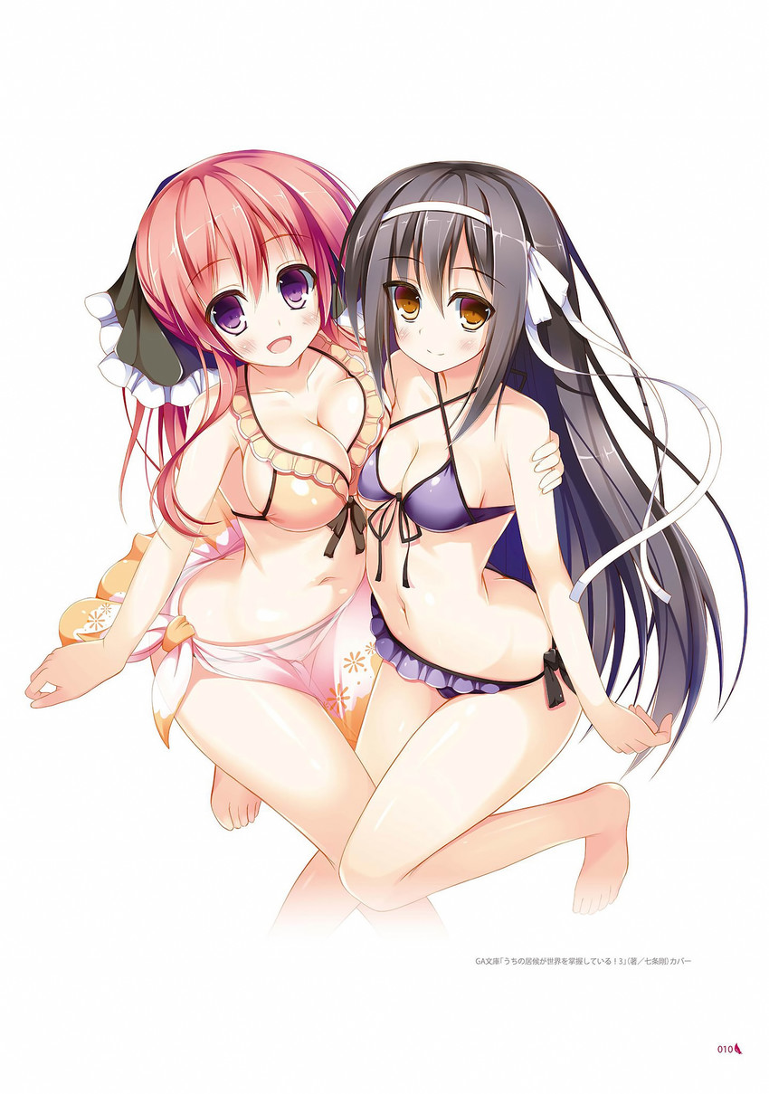 iiyama riko and iiyama momoka (uchi no isourou ga sekai wo shouaku shiteru!) drawn by nozomi_tsubame