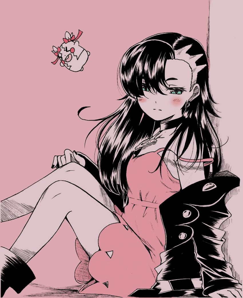 marnie and morpeko (pokemon and 1 more) drawn by emapippi