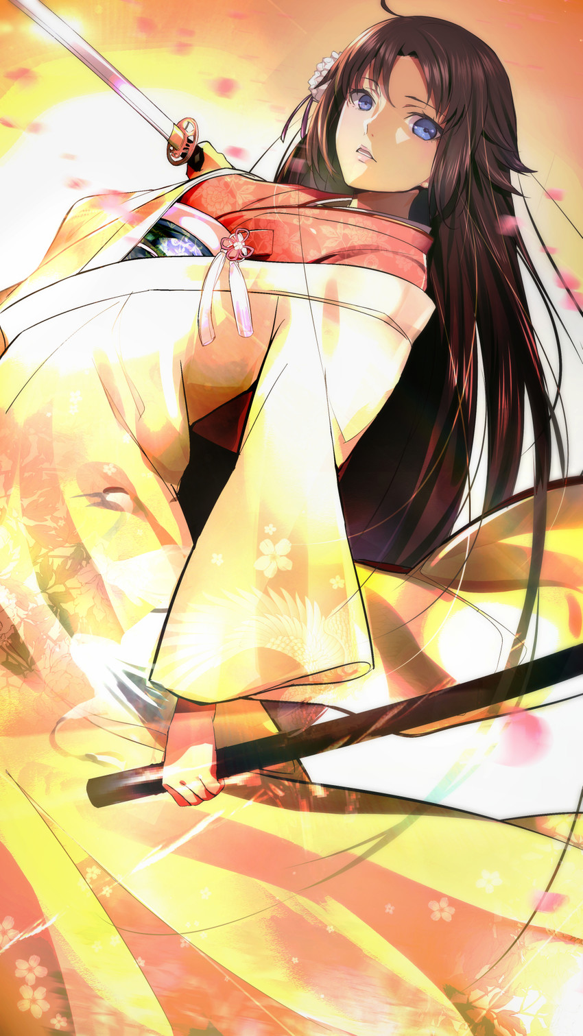 ryougi shiki and void shiki (kara no kyoukai) drawn by akechi_shizuku