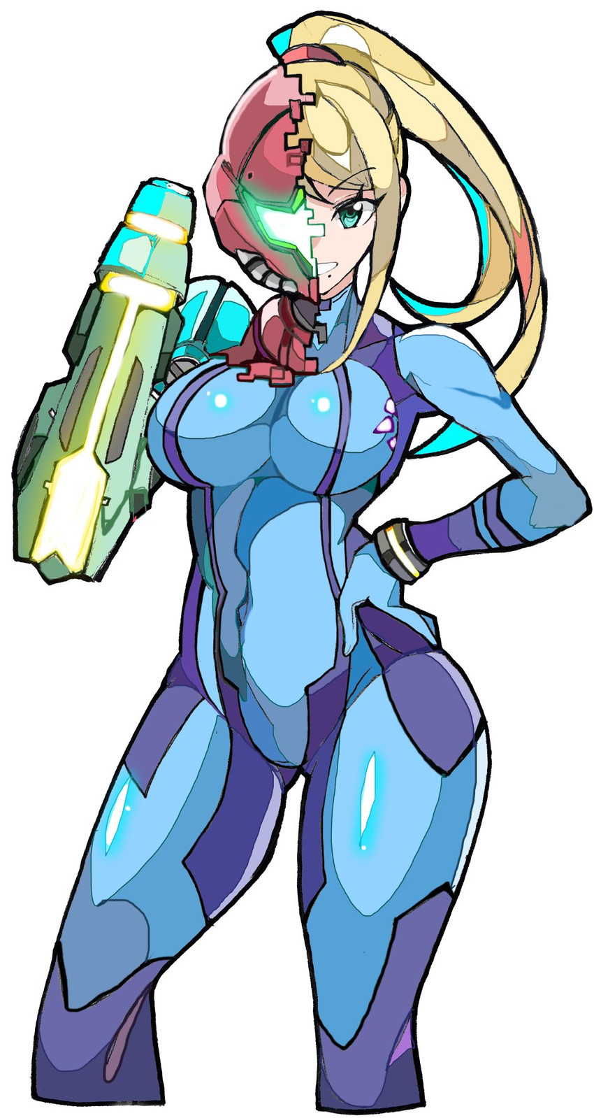 samus aran (super smash bros. and 2 more) drawn by enpe