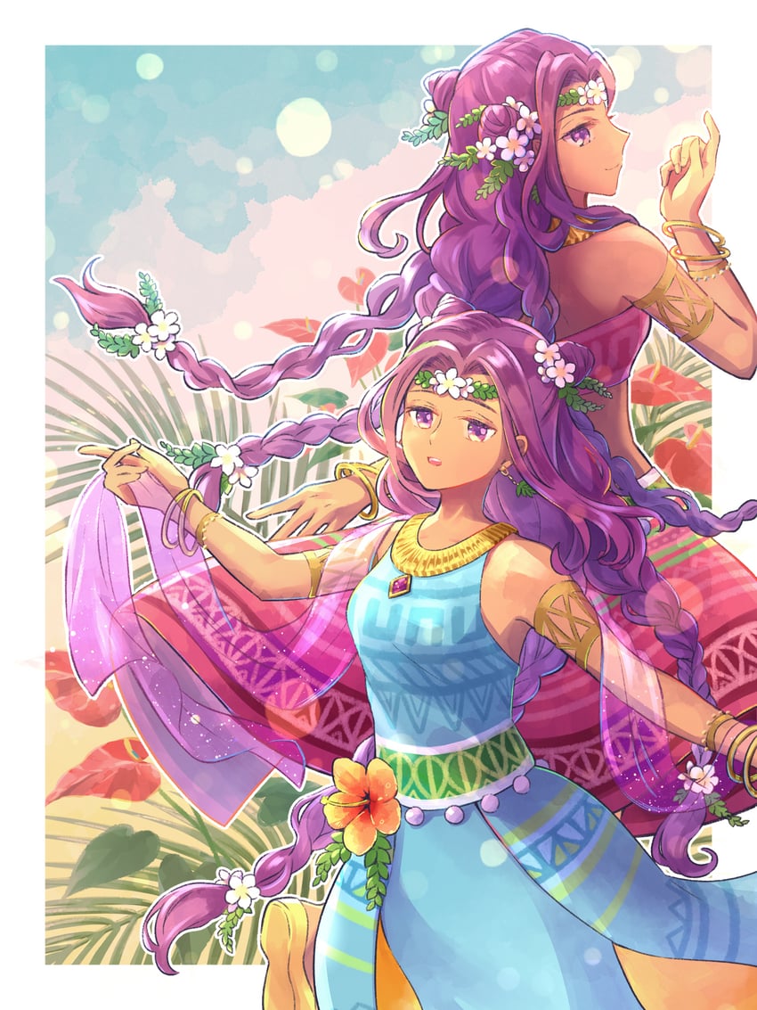 siluka and iluka (bokujou monogatari and 1 more) drawn by hina_cassiopeia