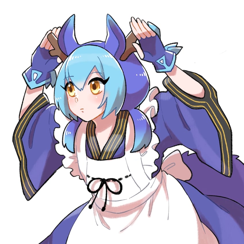 laundry dragonmaid (yu-gi-oh!) drawn by gohan_(horth-waribasi)