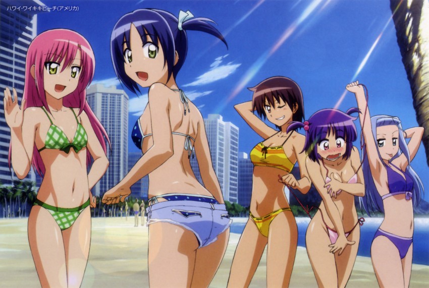 katsura hinagiku, nishizawa ayumu, segawa izumi, hanabishi miki, and asakaze risa (hayate no gotoku!)