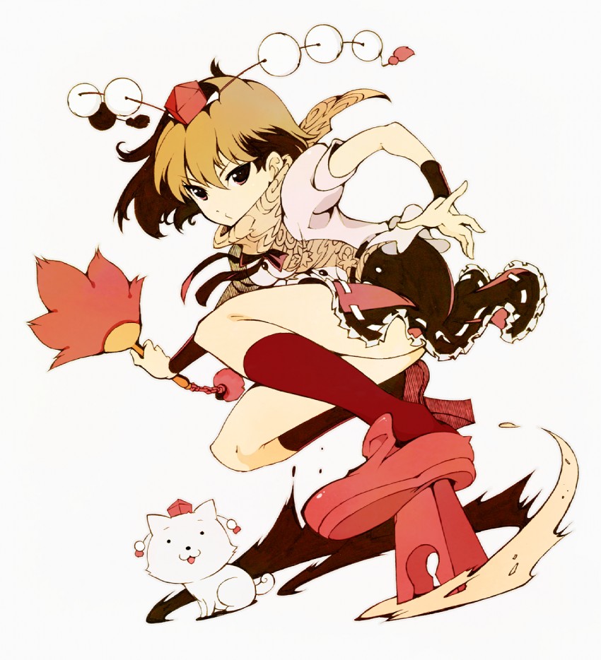 shameimaru aya and inubashiri momiji (touhou) drawn by ichizen_(o_tori)