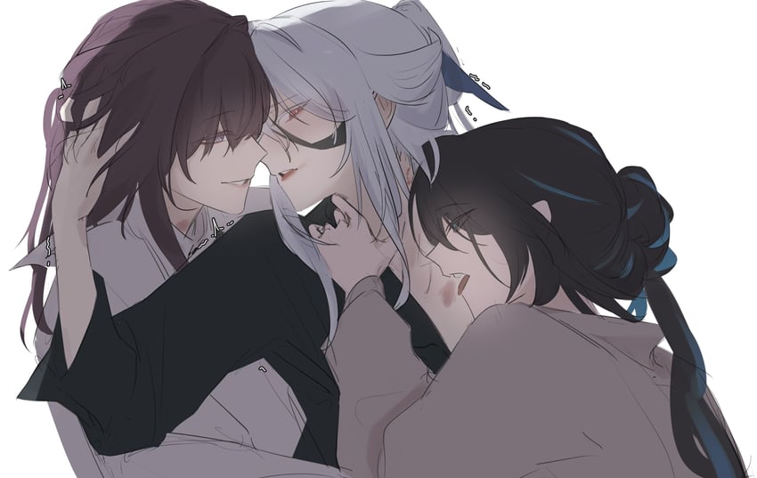 kafka, ruan mei, and jingliu (honkai and 1 more) drawn by brenn_(idwytl)