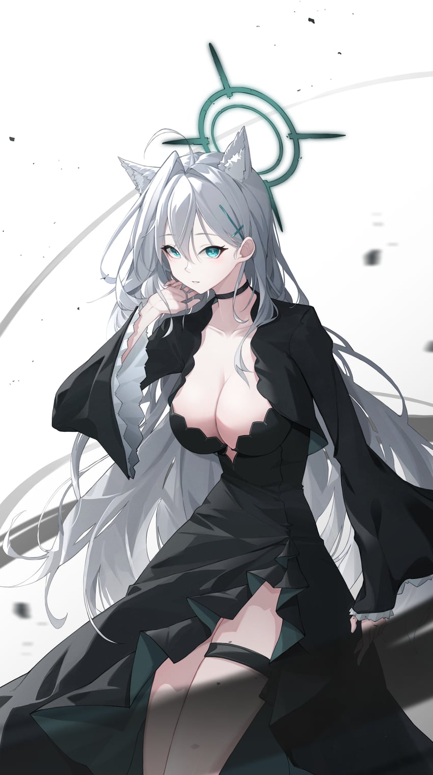 shiroko and shiroko terror (blue archive) drawn by erid_(jcw9237)