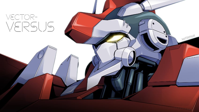 vector versus (d-1 devastator) drawn by matayoshi_(nopple_1000)