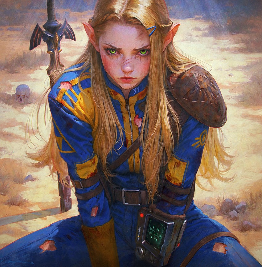 princess zelda (the legend of zelda and 1 more) drawn by oliver_wetter