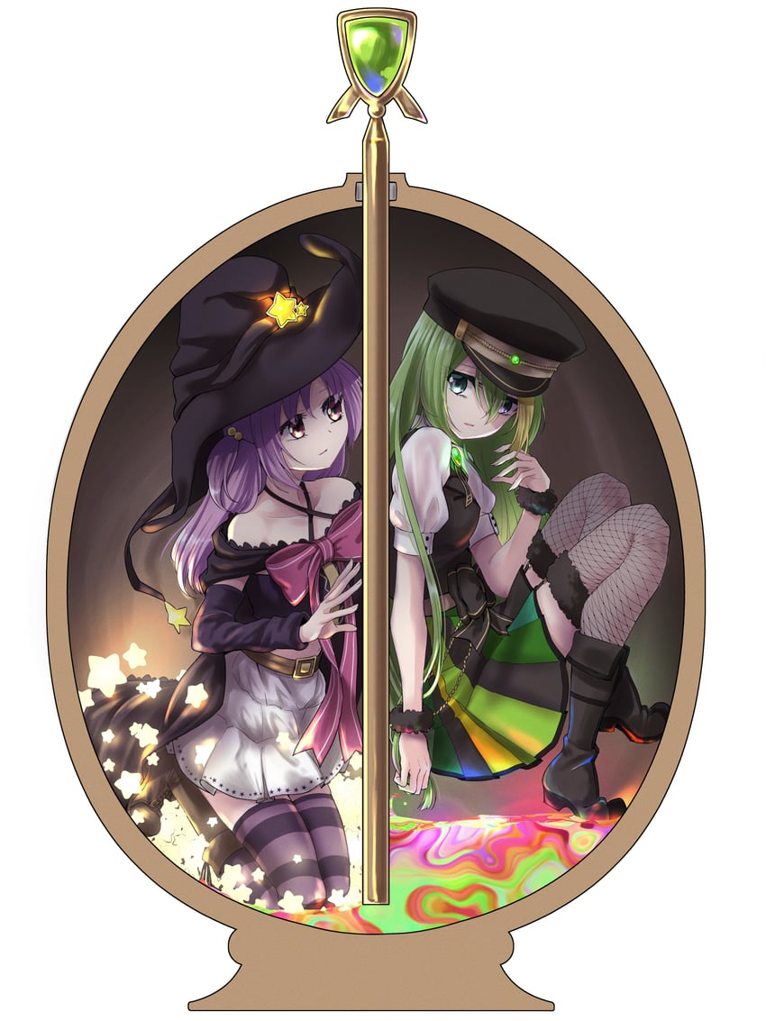alina gray and misono karin (mahou shoujo madoka magica and 1 more) drawn by satom
