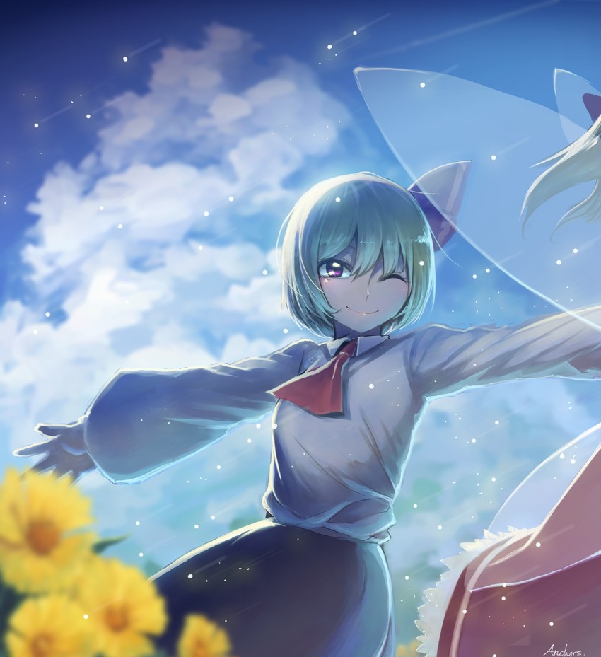 rumia and sunny milk (touhou) drawn by anchors_(mono_eye_os)