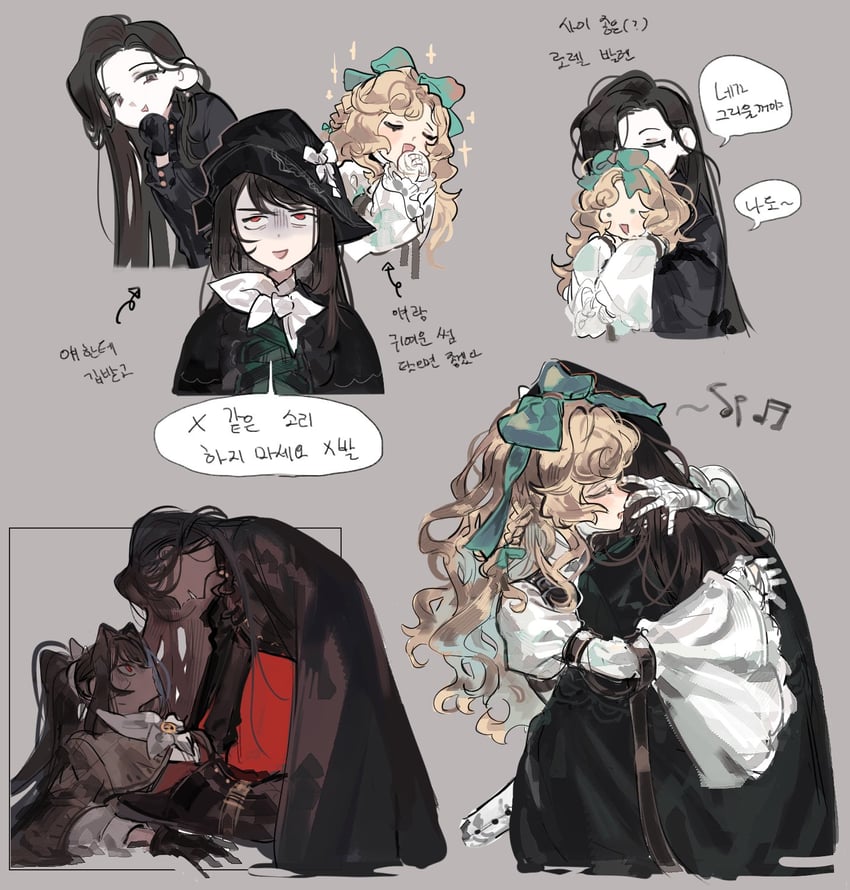 semmelweis, lorelei, and valentina (reverse:1999) drawn by ing_(ing205509)