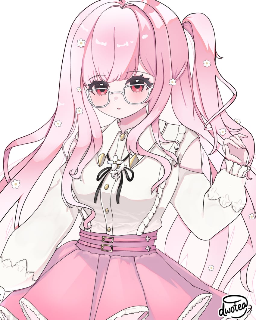 mori calliope (hololive and 1 more) drawn by dwotea