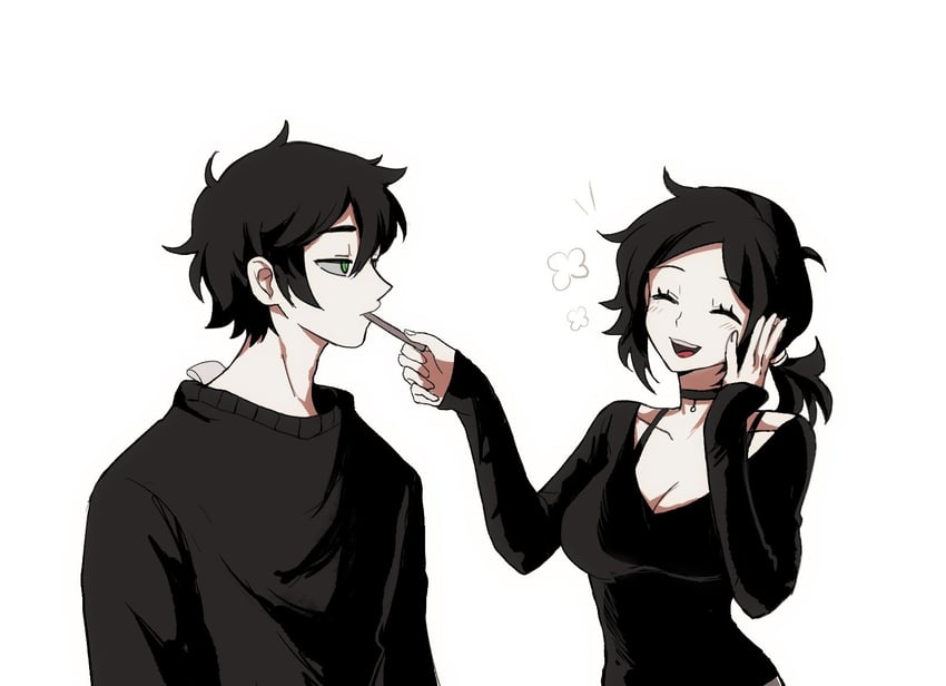 ashley graves and andrew graves (the coffin of andy and leyley) drawn by watasi_tokimi