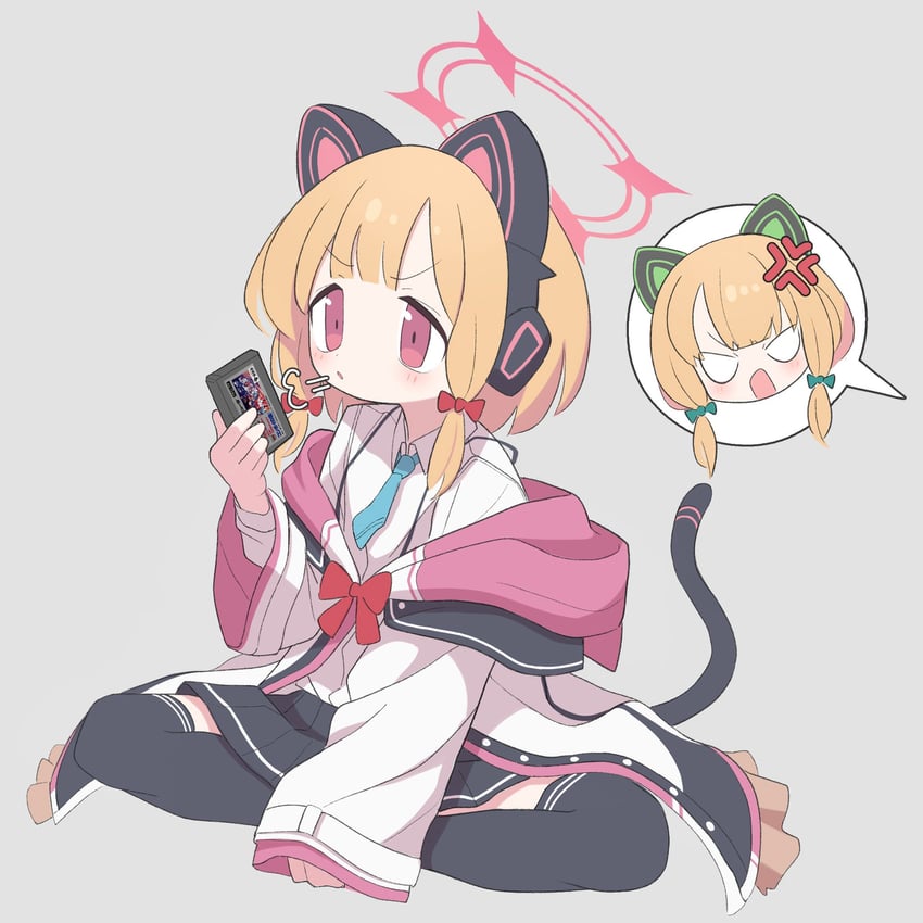 momoi and midori (blue archive and 2 more) drawn by ketsu_juuji_killer_(kejuki)