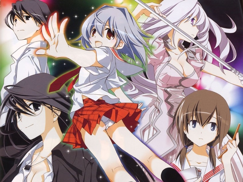 morishita koyomi, ichinose yumiko cristina, sakazaki kaho, anehara misa, and anehara soushirou (yoku wakaru gendai mahou) drawn by miyashita_miki