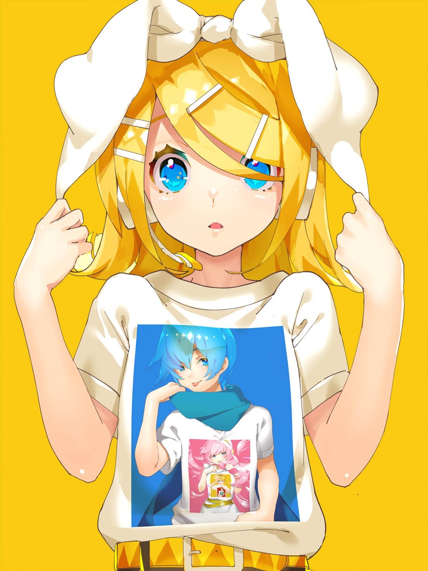 hatsune miku, kagamine rin, kagamine len, megurine luka, kaito, and 1 more (vocaloid) drawn by sawashi_(ur-sawasi)