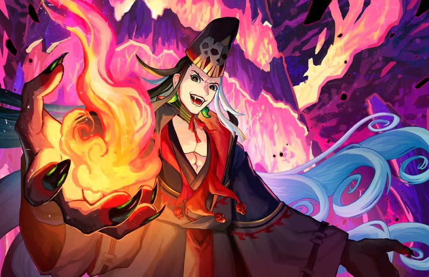 ashiya douman (fate and 1 more) drawn by starrytree