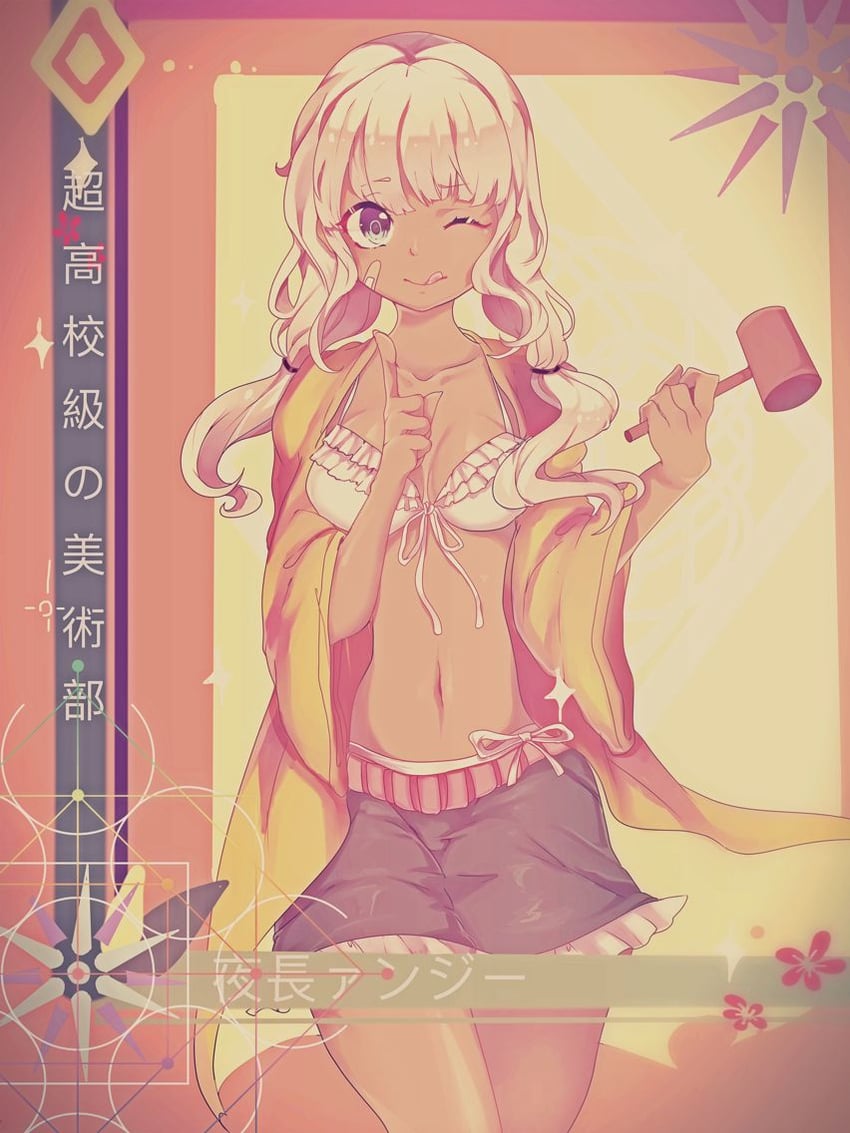 yonaga angie (danganronpa and 1 more) drawn by shensiaojiaoshou