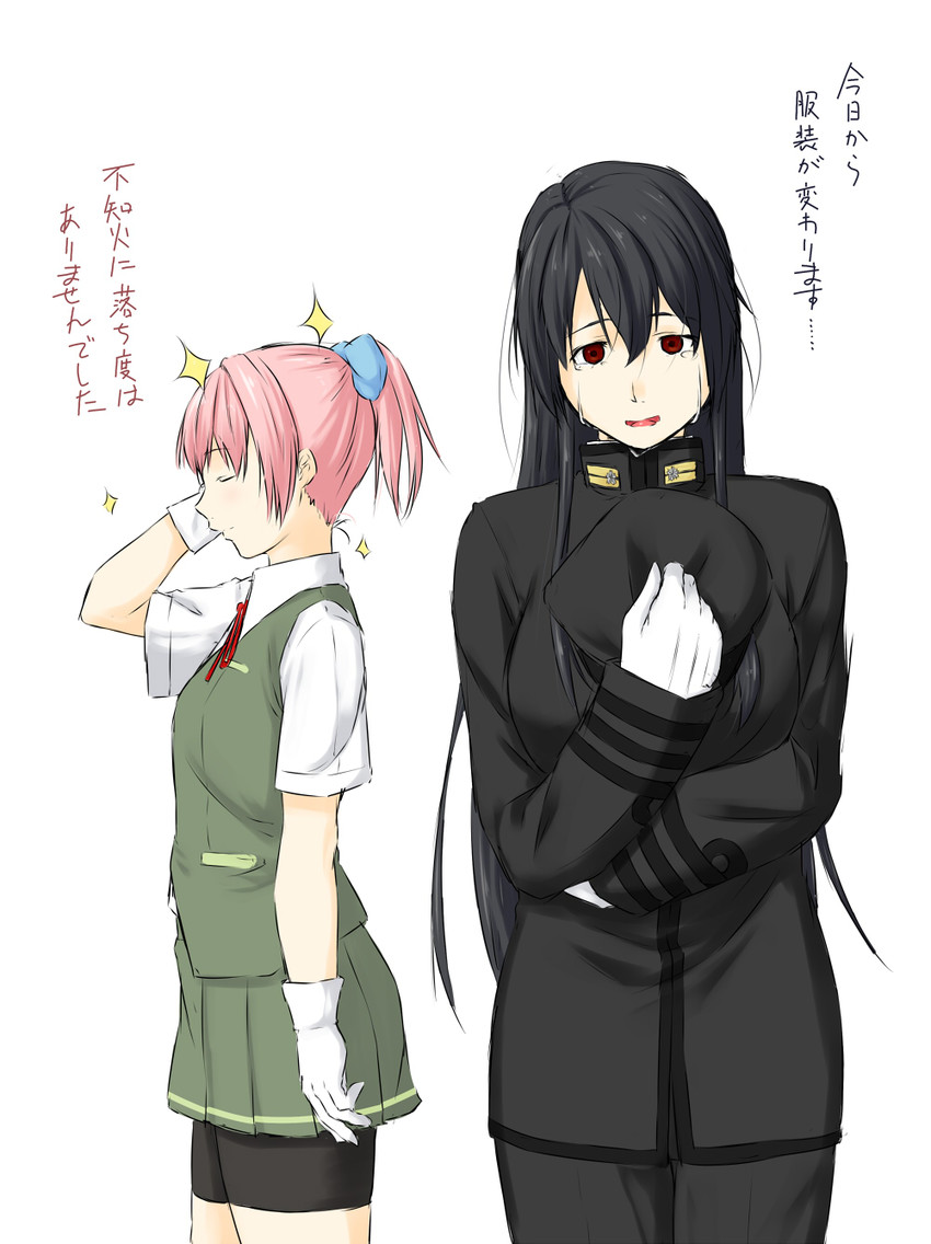 female admiral, shiranui, and tatebayashi sakurako (kantai collection) drawn by niwatazumi