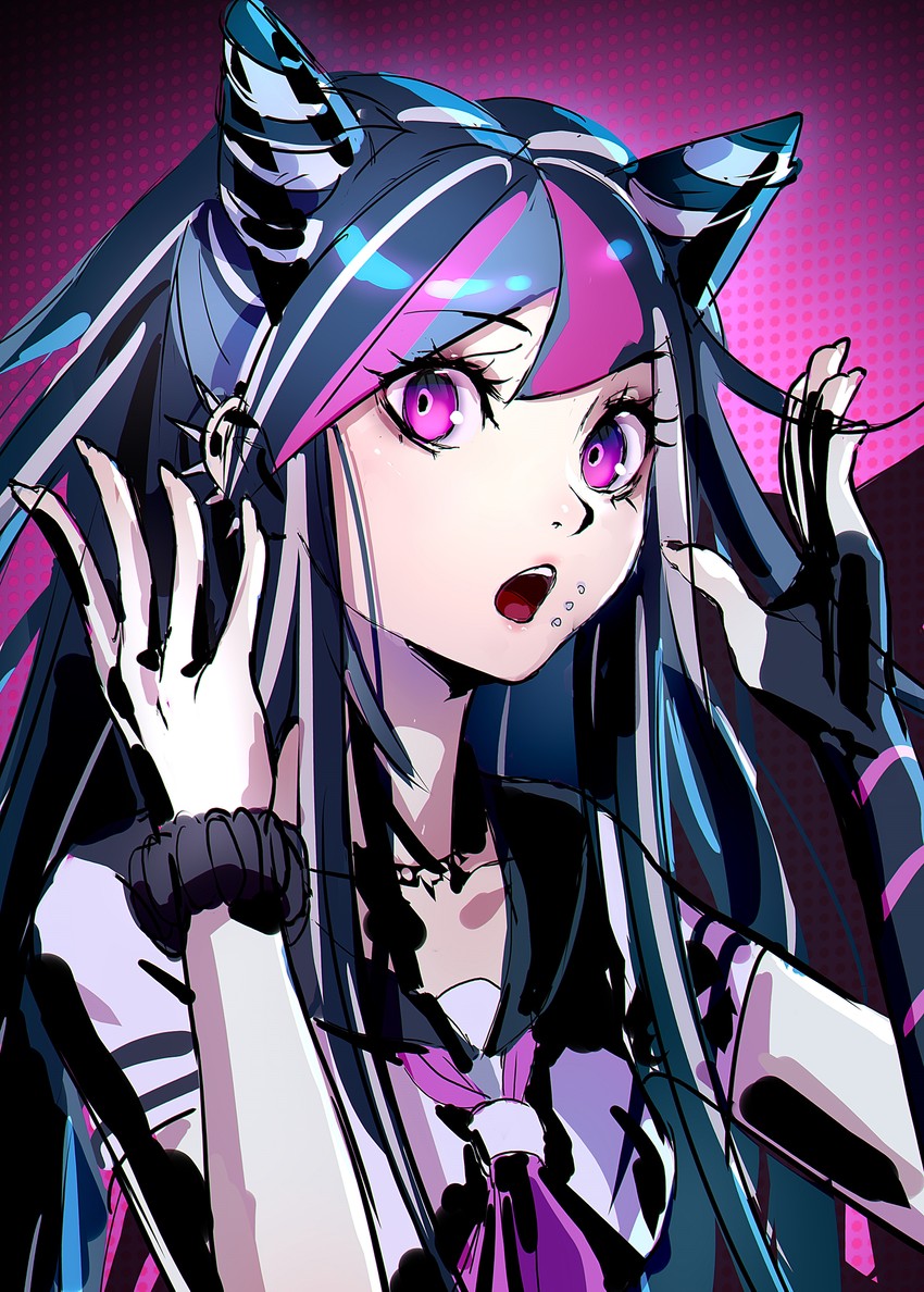 mioda ibuki (danganronpa and 1 more) drawn by datcravat