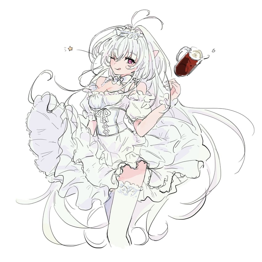 merlin and lady avalon (fate and 1 more) drawn by kaigan0211
