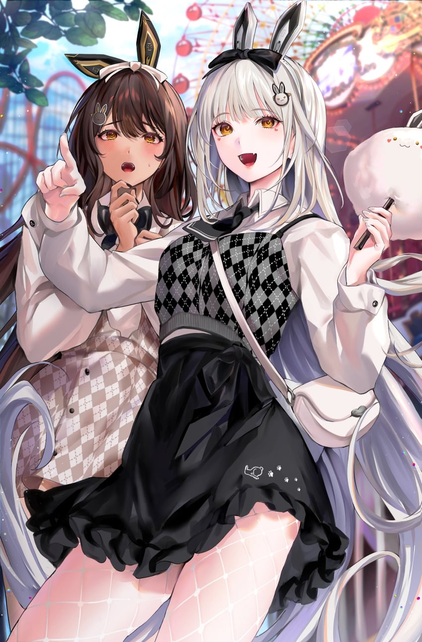 noir and blanc (goddess of victory: nikke) drawn by jihya