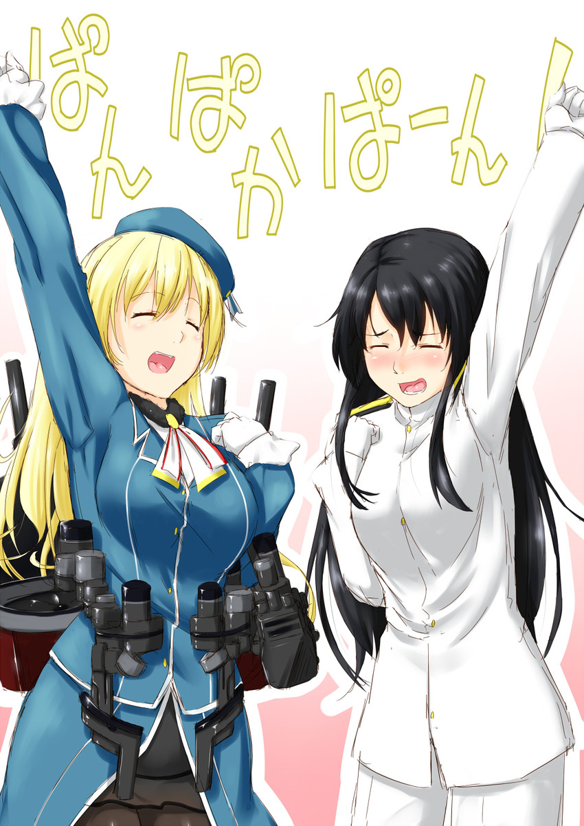 atago, female admiral, and tatebayashi sakurako (kantai collection) drawn by niwatazumi