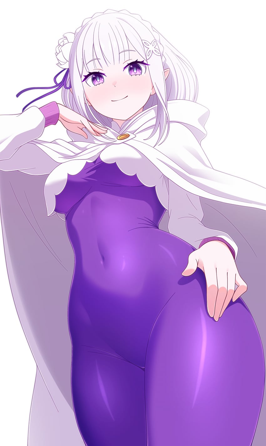 emilia (re:zero kara hajimeru isekai seikatsu) drawn by dullahan_(alekey_art)