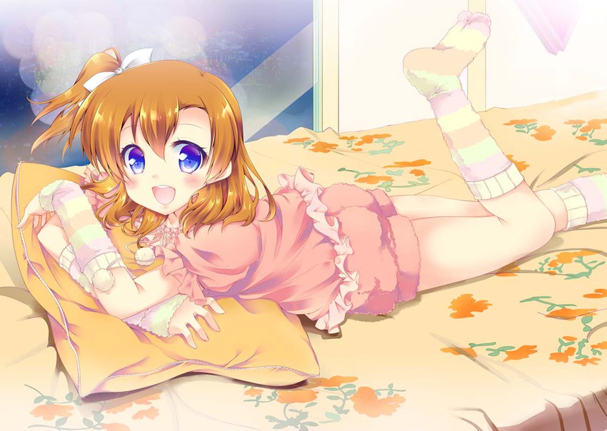 kosaka honoka (love live! and 1 more) drawn by ponton