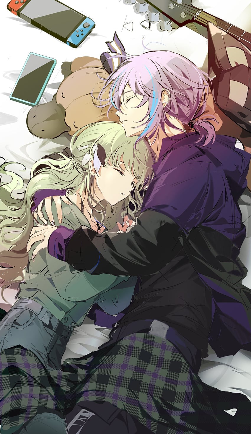 kusanagi nene and kamishiro rui (project sekai and 1 more) drawn by iwatnc