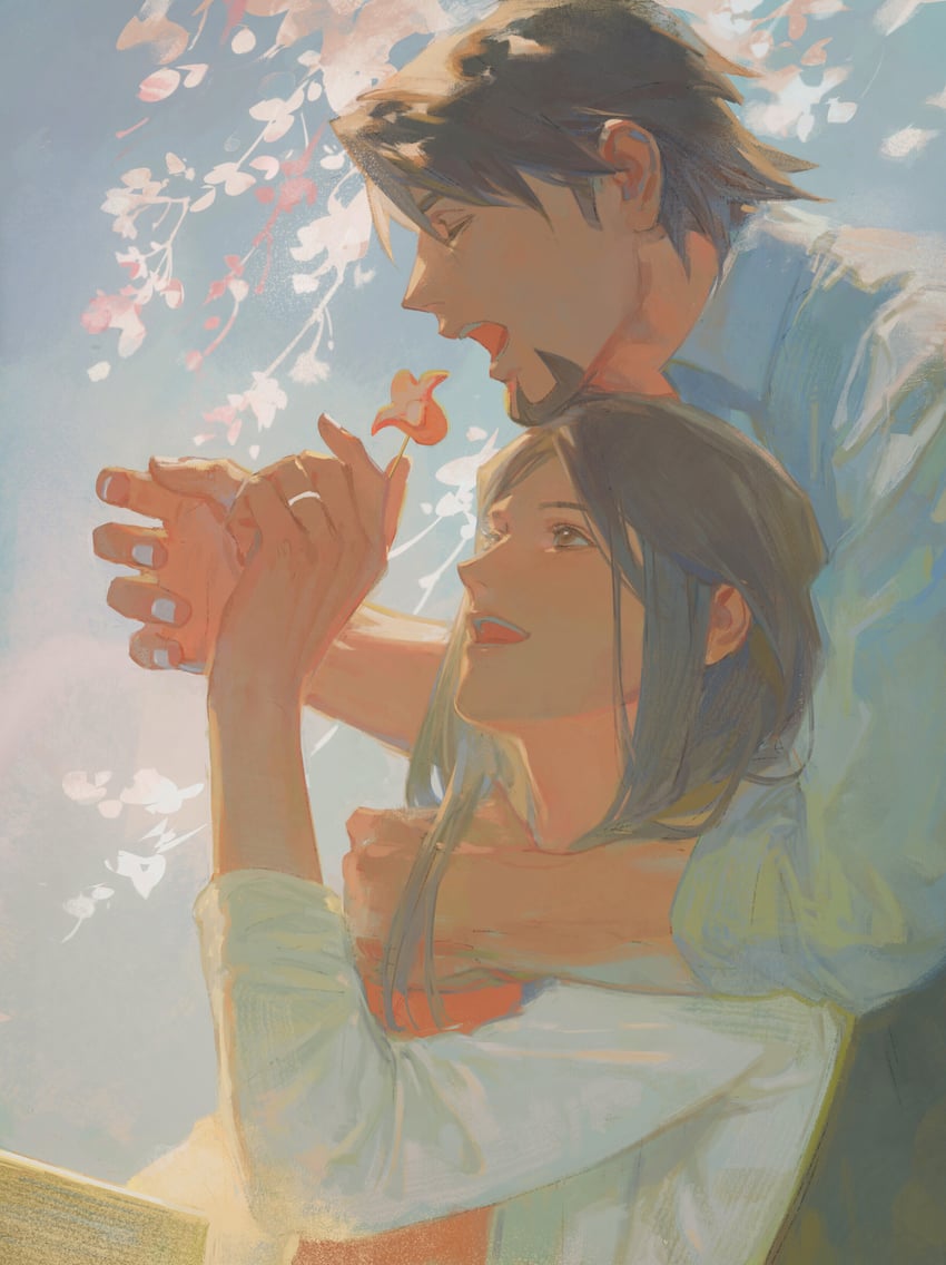 kaburagi t. kotetsu and kaburagi tomoe (tiger & bunny) drawn by creamyghost