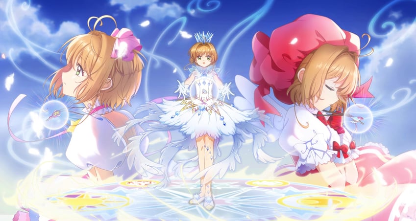 kinomoto sakura (cardcaptor sakura and 2 more)