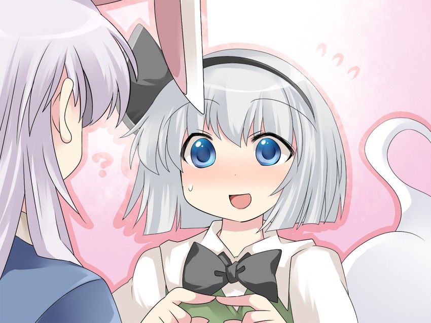 konpaku youmu and reisen udongein inaba (touhou) drawn by hammer_(sunset_beach)