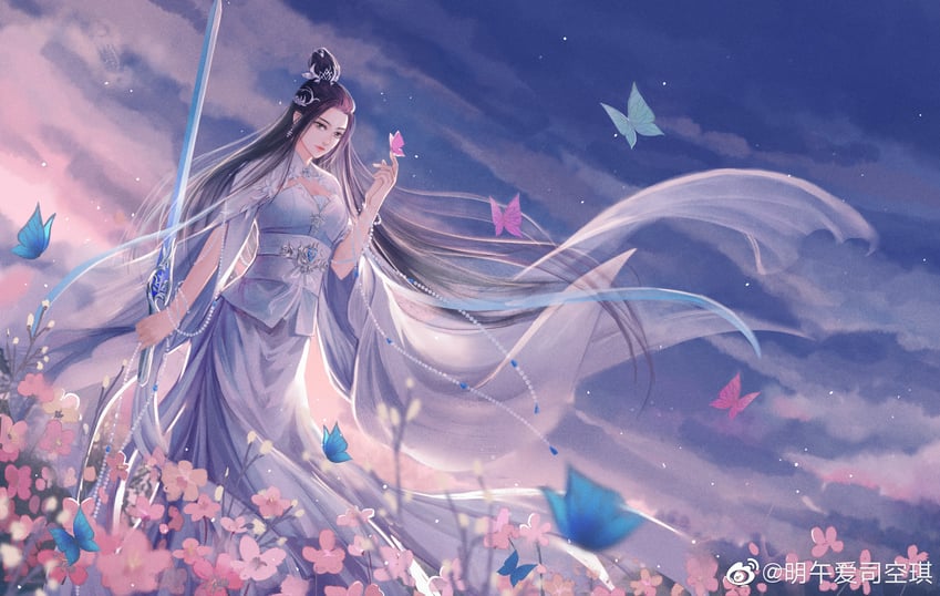 lu xueqi (zhu xian) drawn by tiantian_du_yao_kai_ni_tou_che_chuang_ren_de_ming_wu