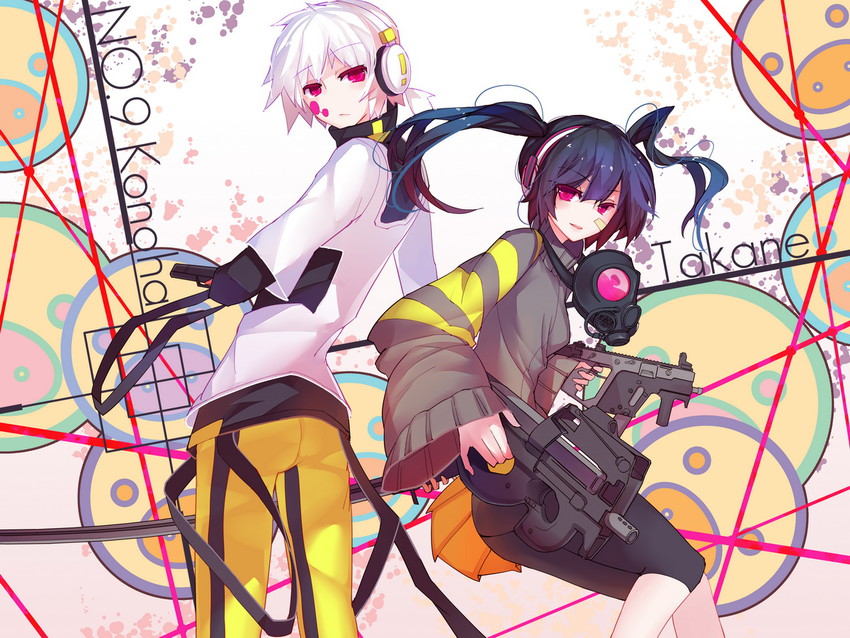 konoha and enomoto takane (kagerou project) drawn by rain_lan