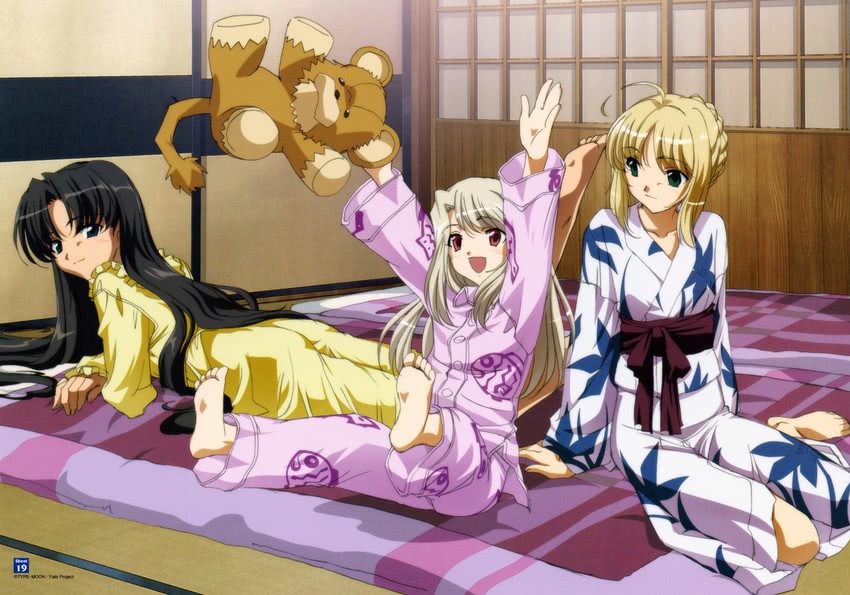 artoria pendragon, saber, tohsaka rin, and illyasviel von einzbern (fate and 1 more)