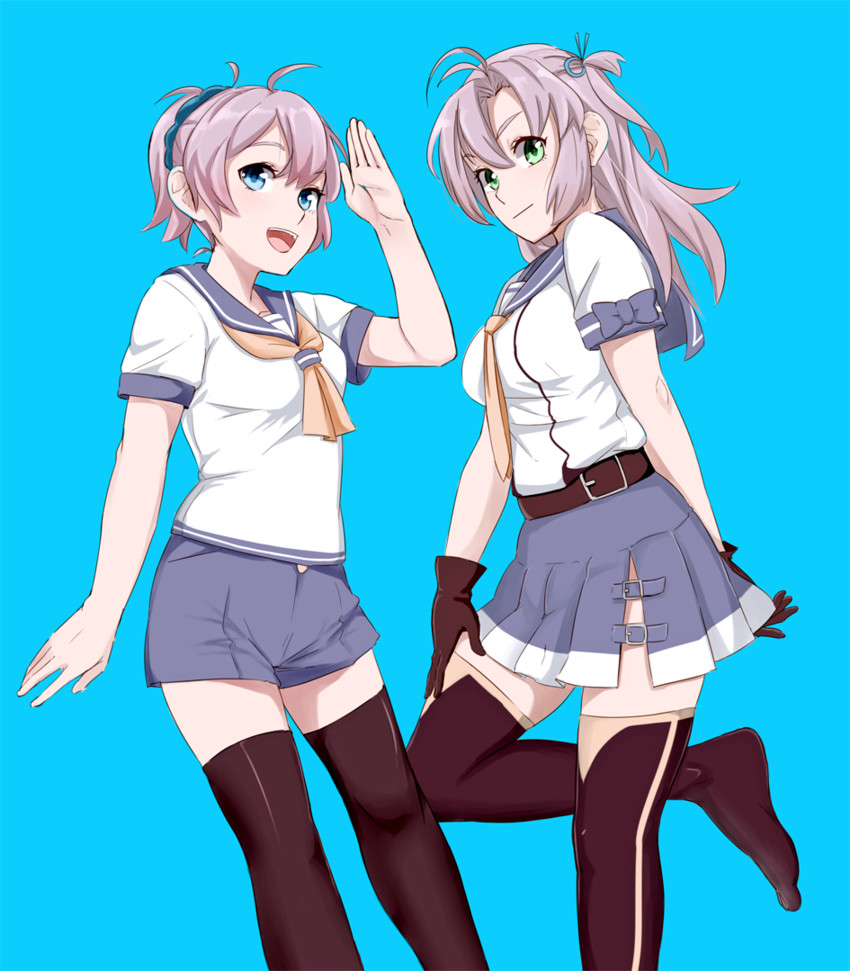 aoba, kinugasa, and kinugasa kai ni (kantai collection) drawn by ojipon