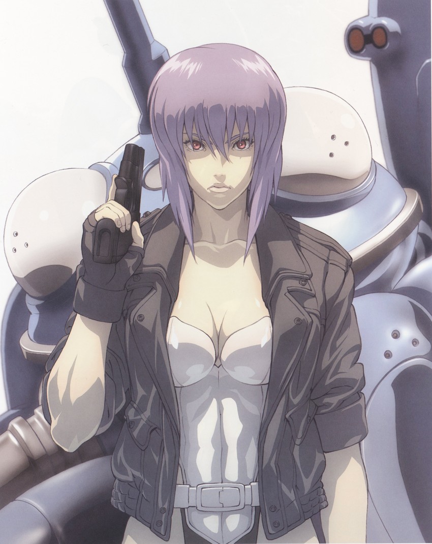 kusanagi motoko and tachikoma (ghost in the shell and 1 more)