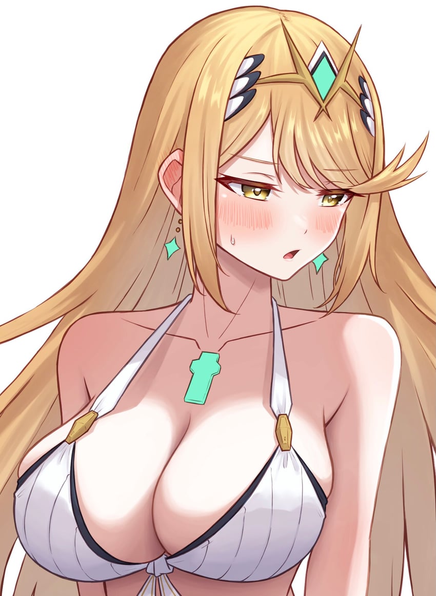 mythra (xenoblade chronicles and 1 more) drawn by taro_(peach_taro51)