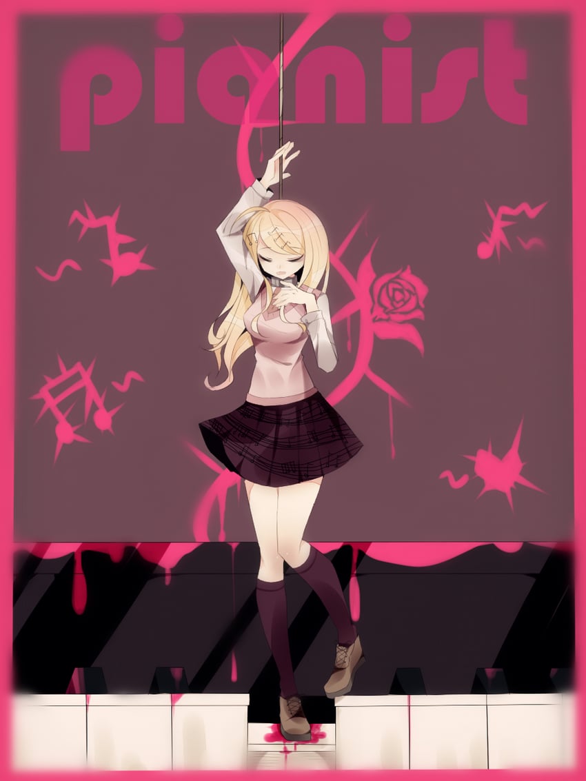 akamatsu kaede (danganronpa and 1 more) drawn by flying535400