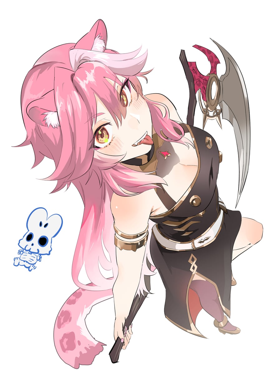 mori calliope, raora panthera, and chattino (hololive and 1 more) drawn by set7