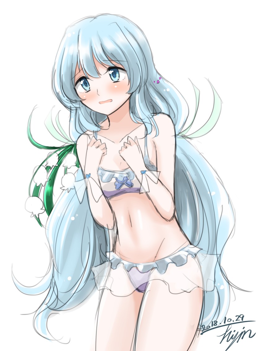 ursula (xenoblade chronicles and 1 more) drawn by hisin