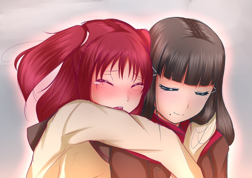 kurosawa dia and kurosawa ruby (love live! and 1 more) drawn by masa_works_design