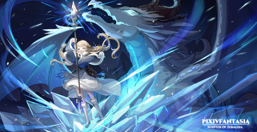 nina (pixiv fantasia and 1 more) drawn by asukayou